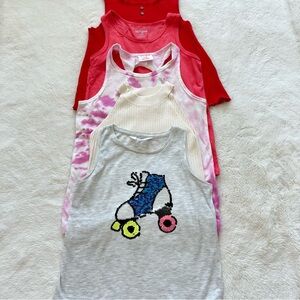 Bundle of girls tank top size 8/9 years